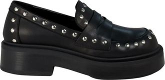 Vic Mati&eacute; L08 London Loafer - Dames - Schoenen - Zwart - Maat: 40 EU Leer
