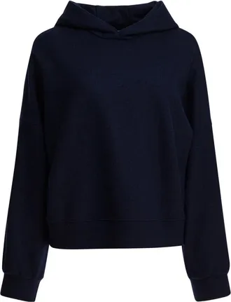 Circolo 1901 Blauwe Wollen Sweatshirt Aw 25 - Dames - Hoodies - Blauw - M - Wol - Hoodies & sweatvesten