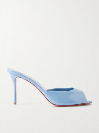 Christian Louboutin Mule In Vernice Me Dolly 85 - Blu
