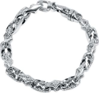 Pompeii3 Mens 14k Gold (65gram) or Platinum (104gram) 9mm Link Bracelet 8.5