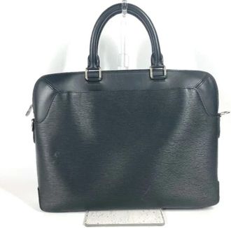 Louis Vuitton Tweedehands leren Louis Vuitton tassen - Dames - Vintage Handtas - Zwart - ONE Size - Leer - Vintage