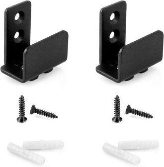 OEM Gu&iacute;a De Suelo Ajustable Para Puertas Correderas - Soporte De Montaje Para Armarios Y Puertas - 2 Piezas De Acero