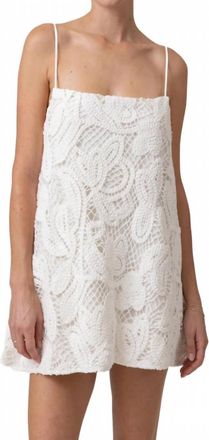 Line & Dot La Dolce Lace Top In White