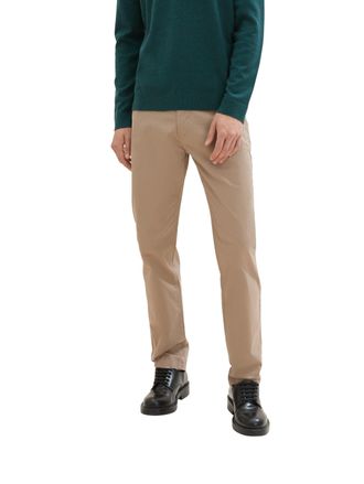 Tom Tailor Chinohose TOM TAILOR, Herren, Gr. 30, L&auml;nge 34, beige (mountain taupe), Obermaterial: 97% Baumwolle, 3% Elasthan. Futter: 100% Baumwolle, unifarben, r