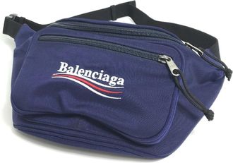 Balenciaga Navy Nylon Fanny Pack (Pre-Owned)