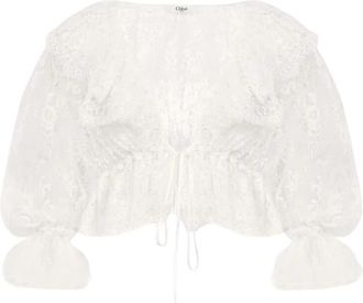 Chlo&eacute; Blouses - Dames - Blouses - Wit - XS - Overhemden