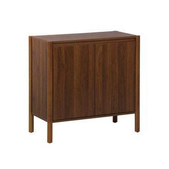 Sweeek Aparador con 2 puertas, 80cm, nogal