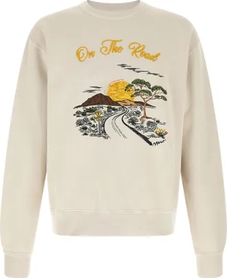 Isabel Marant White Cotton Mens Sweatshirt
