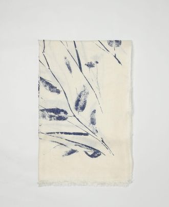 Faliero Sarti Sciarpa Faliero Sarti in seta con stampa floreale