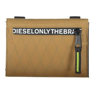 Diesel Wallets & Cardholders, male, Brown, ONE SIZE, Nylon Wallet with Shoulder Strap