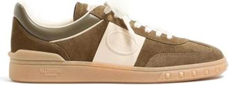 Valentino Upvillage Lage Sneakers - Heren - Sneakers - Groen - 45 EU - Leer - Schoenen