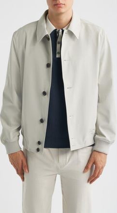 Reiss Regular Fit Bobby Bomber Jacket in Stone at Nordstrom, Size Xx-Large