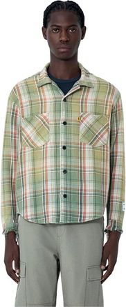Gallery Dept. Marley Flannel Shirt - Heren - Casual Overhemden - Veelkleurig - M - Overhemden
