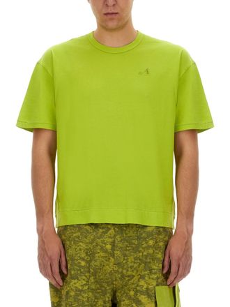 Ten c Green Crew Neck T-Shirt