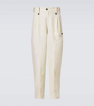 Giorgio Armani Pleated tapered pants