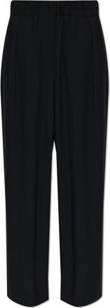 Jil Sander Wijde broek - Dames - Wijde Broeken - Zwart - M - Broeken