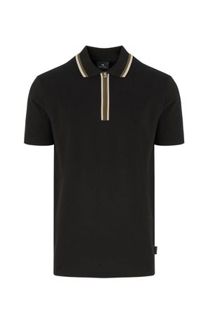 Paul Smith PS ZIP TRIM POLO Size: XXL, colour: BLACK