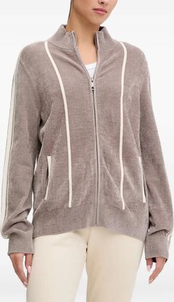 Guess Co Felpa a righe con zip - Grigio