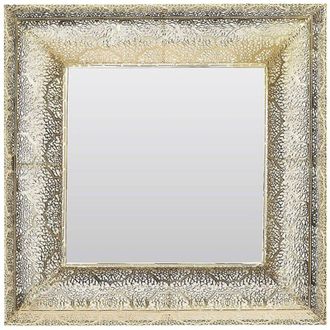 Beliani Specchio da parete 60 x 60 cm PLERIN Plerin