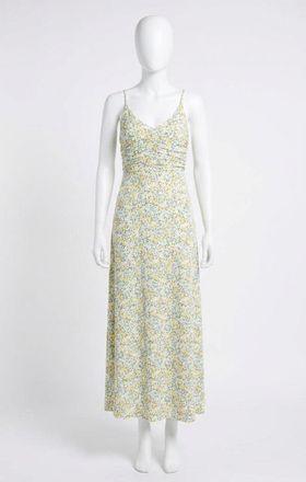 Z Supply Faya Idra Ditsy Maxi Dress In Cloud