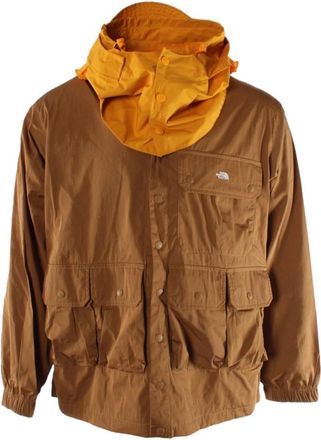 The North Face Multi Pocket Cardigan - Heren - Fleece jassen - Bruin - M - Polyester - Fitness