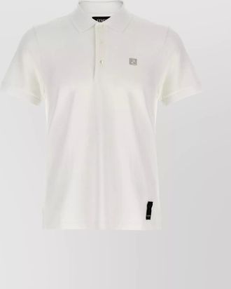 Fendi cotton piqu&eacute; slim-fit polo shirt