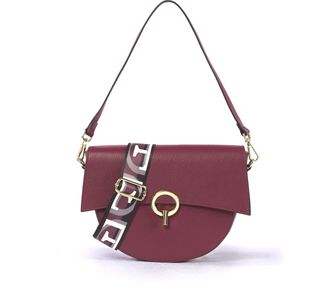 Melluso Borsa con tracolla in pelle bordo bor875