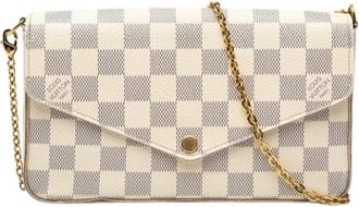 Louis Vuitton Pre-owned Pochette Felicie Crossbody Bag - Dames - Vintage Schoudertas - Wit - ONE Size - Vintage
