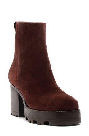 Schutz 240 Platform Boot in Root Brown at Nordstrom Rack, Size 10.5