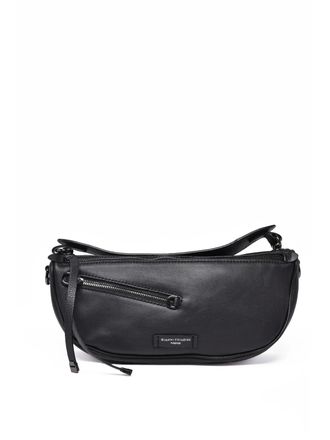 Gianni Chiarini Black Leather Cindy Shoulder Bag