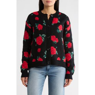 Blank NYC Roses are Red Cardigan at Nordstrom Rack, Size X-Small