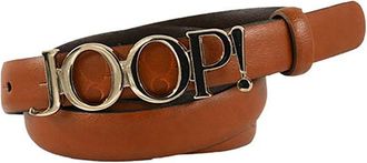 Joop Lederg&uuml;rtel JOOP, Damen, Gr. 100, cognac, Rindsleder, G&uuml;rtel Lederg&uuml;rtel, mit Logo-Pinschliesse, Breite 2 cm