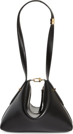 Toteme Scoop Leather Clutch in Black at Nordstrom