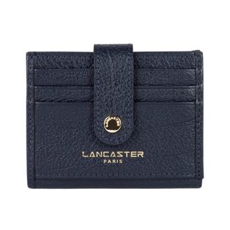 Lancaster Dune Kaarthouder - Dames - Accessoires - Blauw - Maat: ONE Size Leer