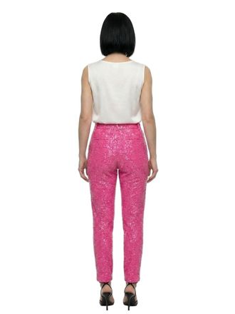 Dolce & Gabbana Sequin-Embellished Trousers - Pink