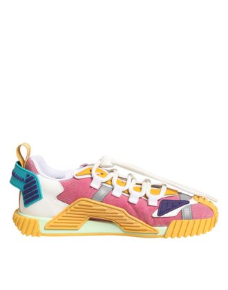 Dolce & Gabbana Multicolore Nylon NS1 Lage Sneakers Schoenen