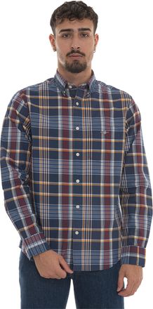 GANT Camicia casual Blu-bordeau Gant Uomo