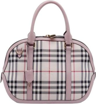 Burberry Pre-owned Handbags, female, Beige, Size: ONE SIZE Pre-owned Vintage Handbag