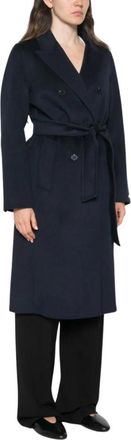 Marella Mlllaghi 005 Jas - Dames - Jas met riem - Blauw - M - Nylon - Jassen