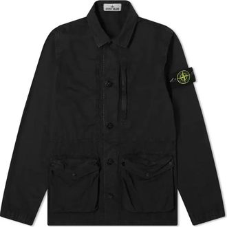 Stone Island Vintage Canvas 3 Pocket Jacket Black 7415439WN-V0129