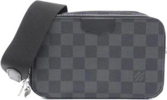 Louis Vuitton Pre-owned Cross Body Bags, male, Gray, Size: ONE SIZE Pre-owned Vintage Shoulder Bag