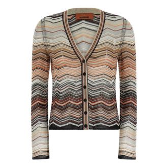 Missoni Knitwear - female - Missoni - Cardigans - Brown - M - Knitwear