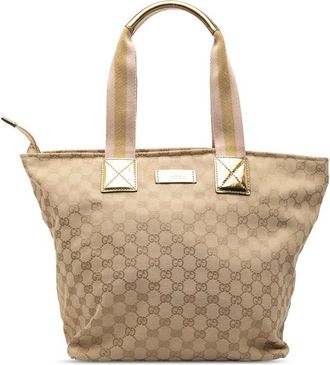 Gucci Pre-owned Gucci GG Canvas Web Tote Ladies GU525ME0KYEDSDRQ