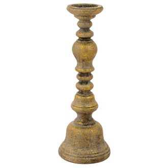 Wanderlust Deco Wanderlust Deco - Candelabro De Resina Dorado 16.5x16.5x46.5