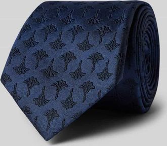 Joop Krawatte aus Seide im Allover-Look (8 cm) in Marine, Gr&ouml;&szlig;e 1
