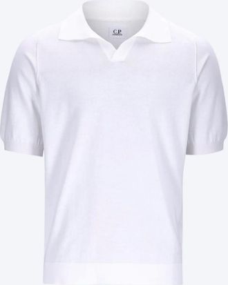 C.P. Company Cuello tipo polo de punto C.P.Company
