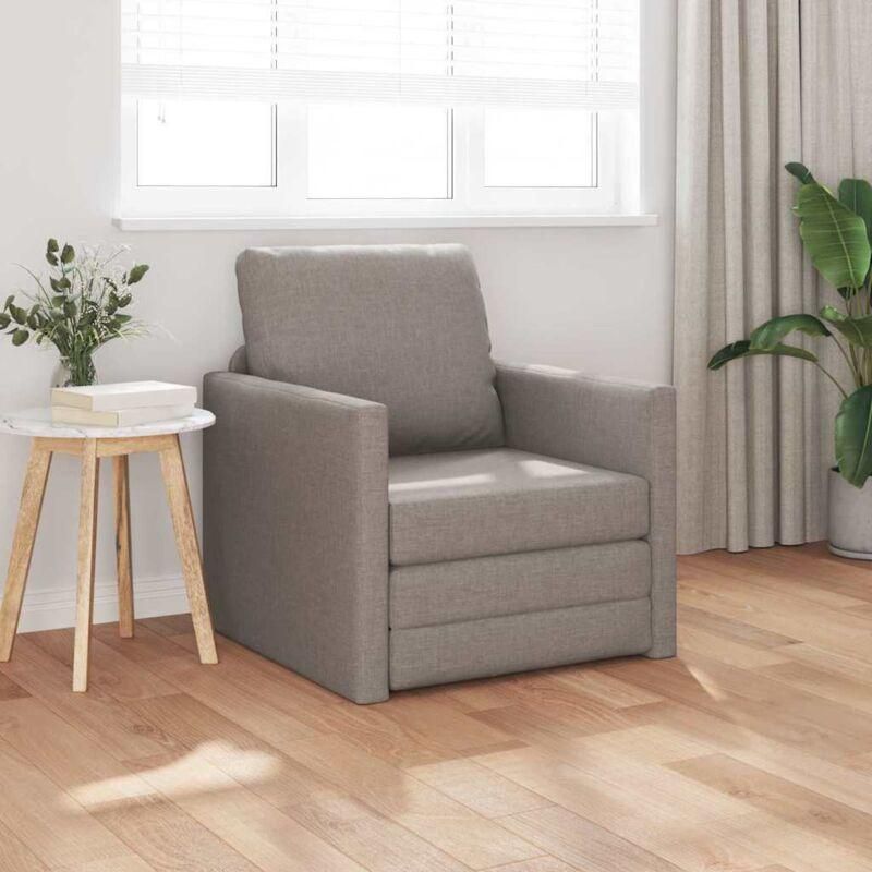 Maison Exclusive - Divano Letto Estraibile Cassetti Grigio Chiaro 100x200 Tessuto | Leroy Merlin