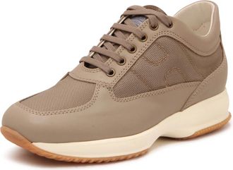 Hogan Interactive Allacciato - Heren - Schoenen - Beige - Maat: 41 1/2 EU Leer