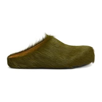 Marni Mules, female, Green, Size: 10 US Fussbett Sabot