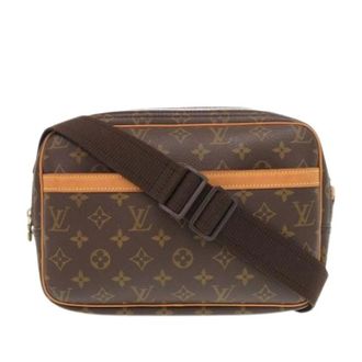 Louis Vuitton Pre-owned Cross Body Bags, unisex, Brown, Size: ONE SIZE Pre-owned Reporter PM